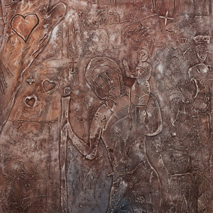 F-St Christopher-Royston Cave painting-copyright 2014 Stacey Leigh Ross