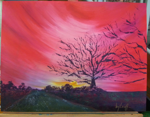 Red Sky over A505 - Image 3