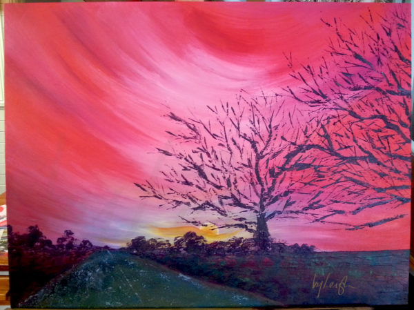 Red Sky over A505 - Image 2