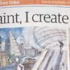 Headline of Royston Crow article featuring By Leigh's Life Story Art for the Royston Arts Festival 2017